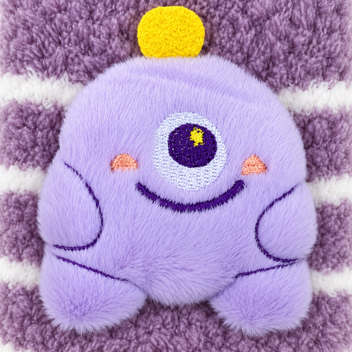Calcetín afelpado peluche lateral surtido dama Bbs paquete de 6