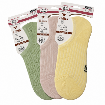 Protecto pie colores surtidos unisex BBS paquete de 3