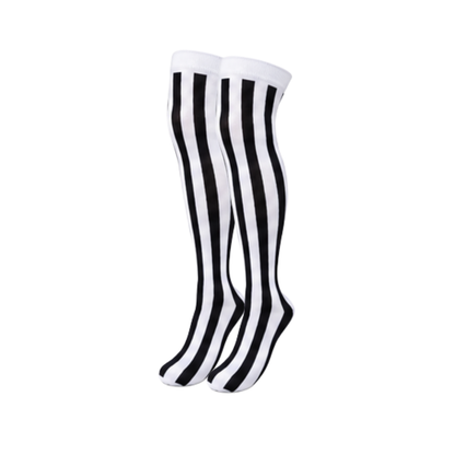 Calceta medieta halloween beetlejuice unitalla Camila