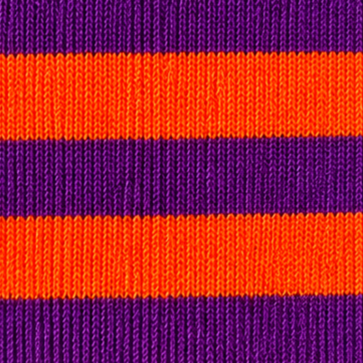 Calceta medieta halloween rayas morado naranja unitalla Camila
