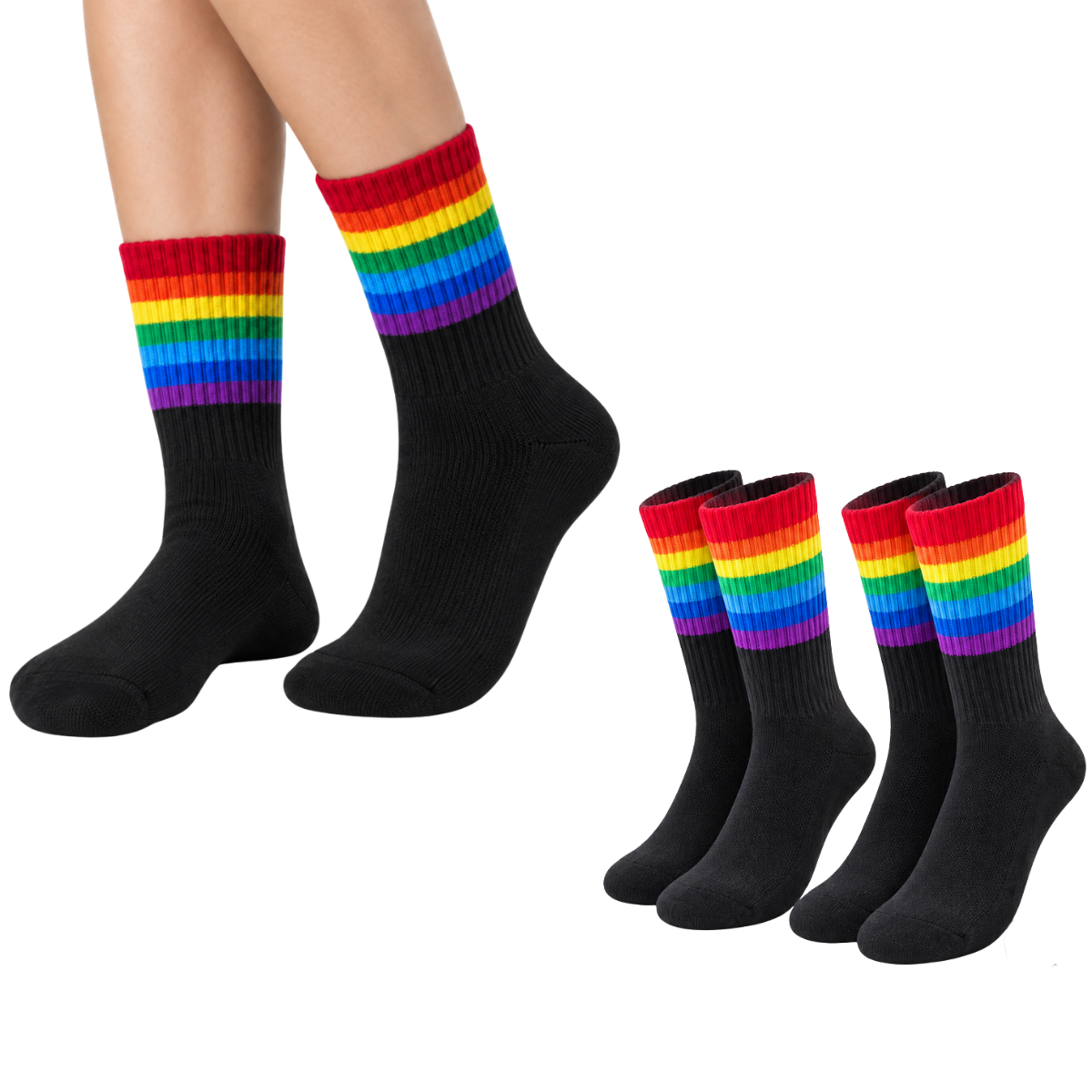 Calcetas Pride Rainbow Arcoiris LGBT unitalla Koos