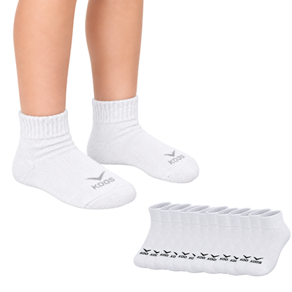 Tin largo liso media felpa infantil Koos paquete de 6
