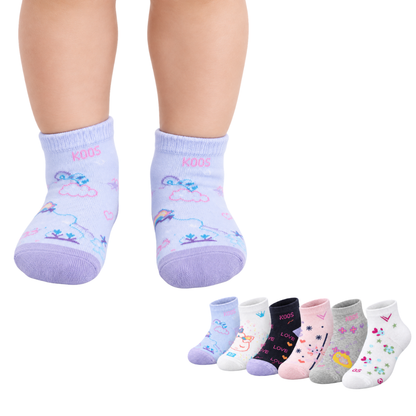 Tin estampado niña Koos paquete de 6