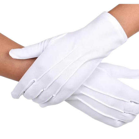 Guante blanco escolar varias tallas