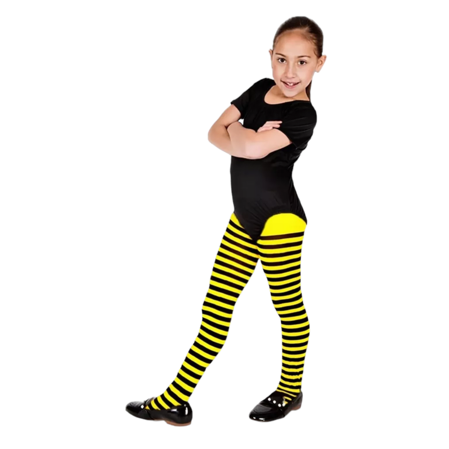 Malla rayada abeja amarillo con negro varias tallas