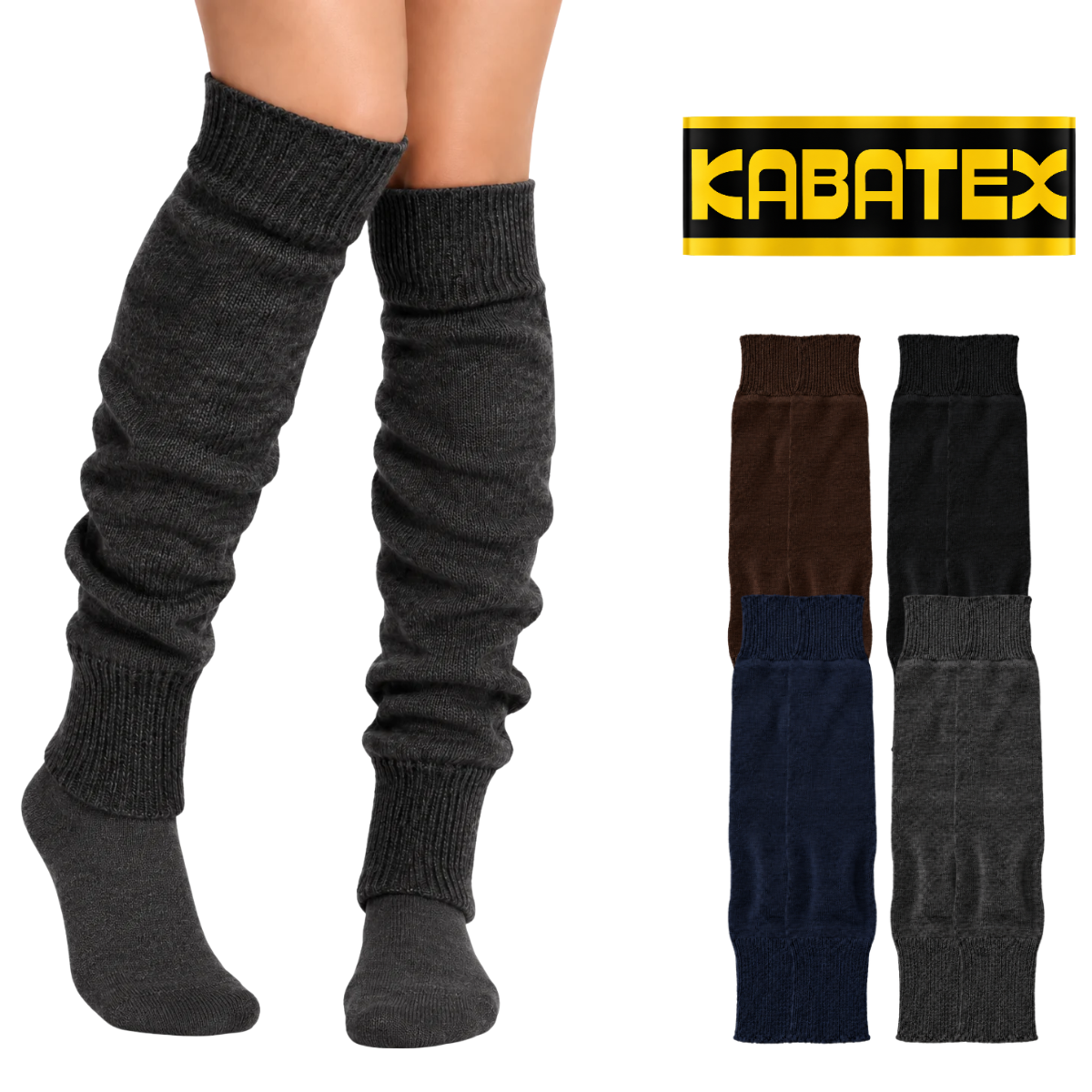 Calentadores lisos unitalla Kabatex