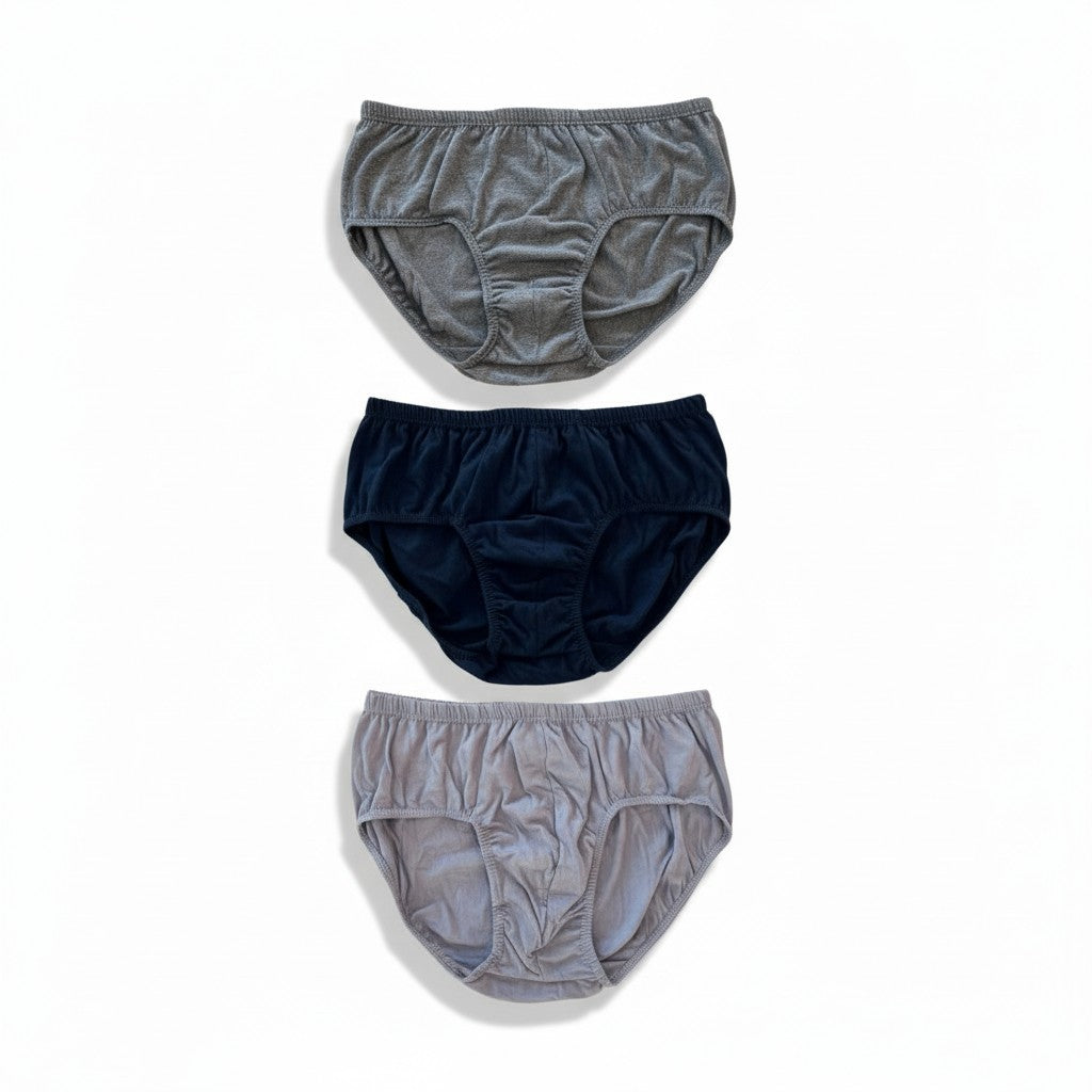 Bikinis lisos de 100% algodón caballero Olympia pack de 3 piezas
