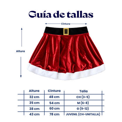 Falda navideña afelpada varias tallas Ross