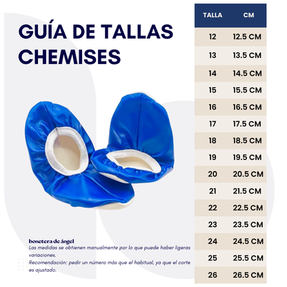 Zapatilla Chemise liso para Baile / Ballet / Disfraz | Tallas 12–26 Negro