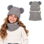 Set 2 en 1 gorro cuellera afelpada infantil Valiz