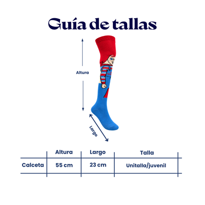 Calceta medieta Chucky unitalla Oslo