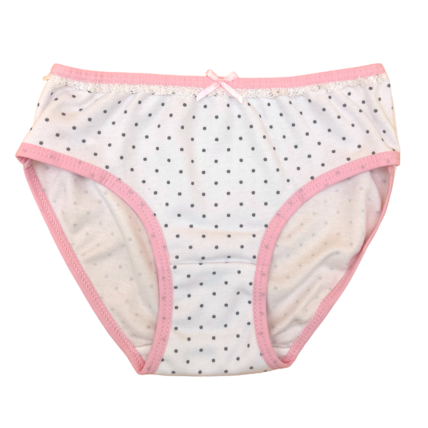 Bikini con estampado de puntos y detalle de encaje #1276 cylyo niña