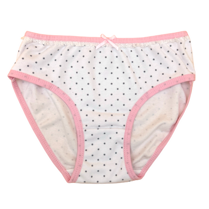 Bikini con estampado de puntos y detalle de encaje #1276 cylyo niña