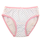 Bikini con estampado de puntos y detalle de encaje niña #1276 Cylyo