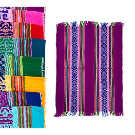 Servilleta maya varios colores paquete de 12