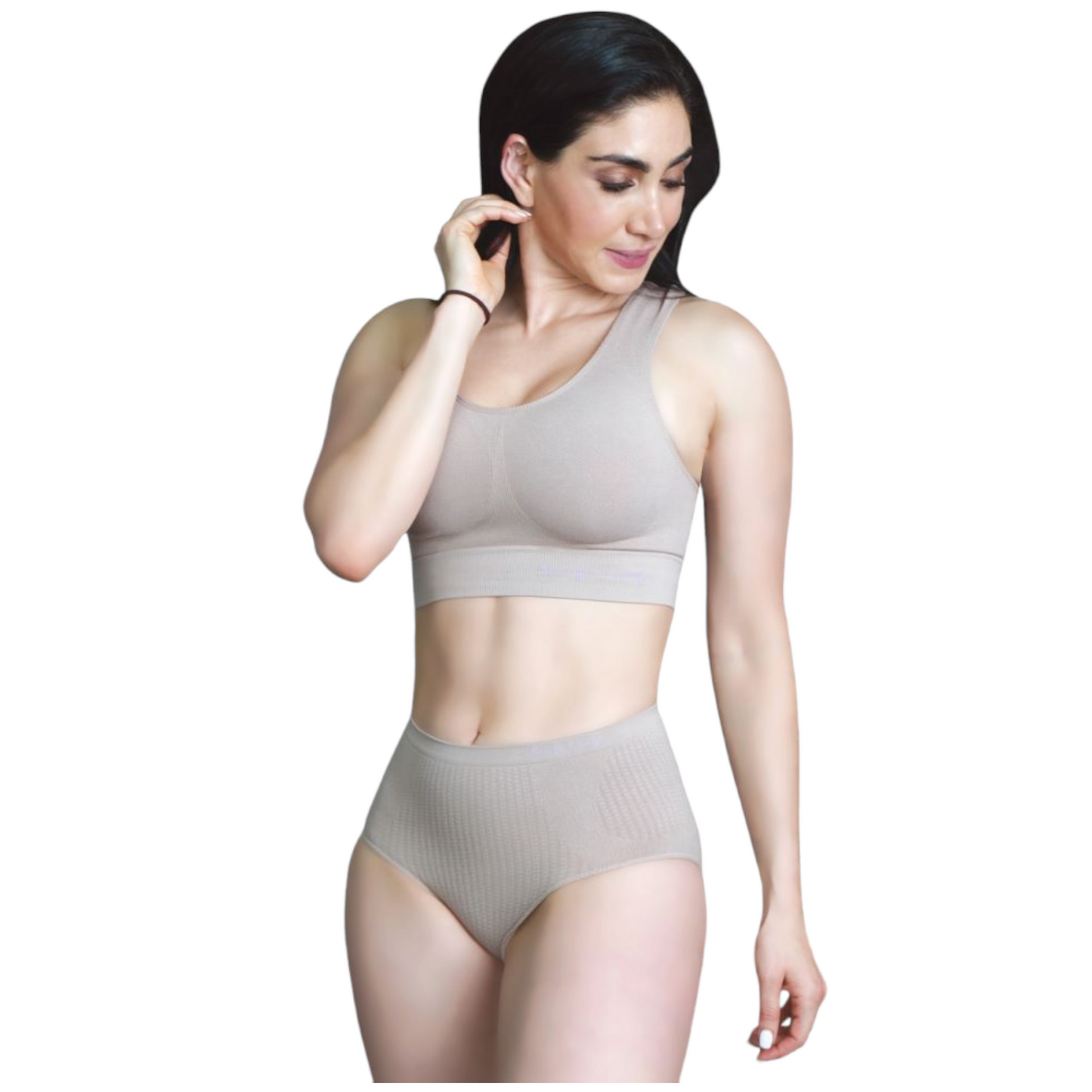 Pantaleta de control abdominal de microfibra 1101 dama