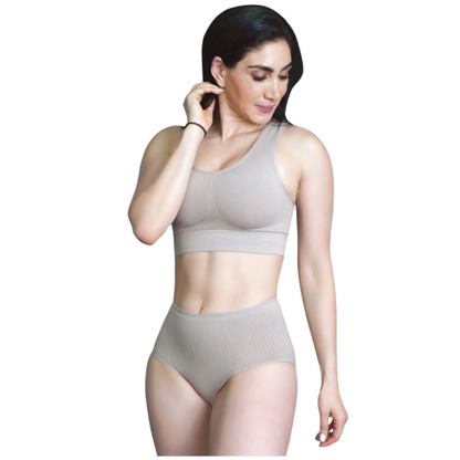 Pantaleta de control abdominal de microfibra 1101 dama