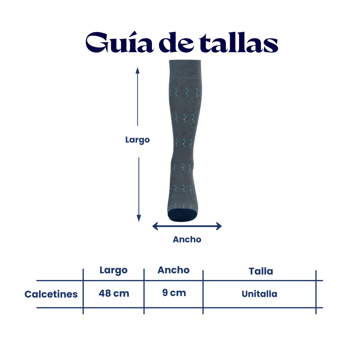 Calcetines surtidos de algodón con estampado caballero unitalla Ferran paquete de 6