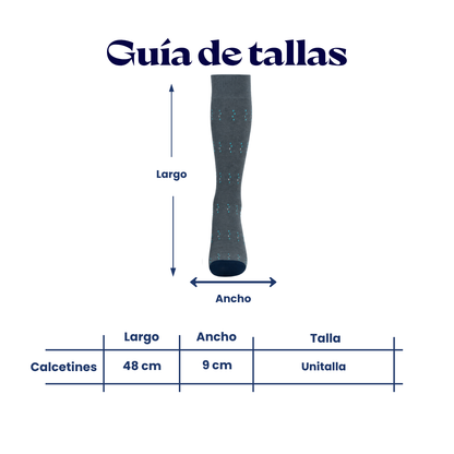 Calcetines surtidos de algodón con estampado caballero unitalla Ferran paquete de 6