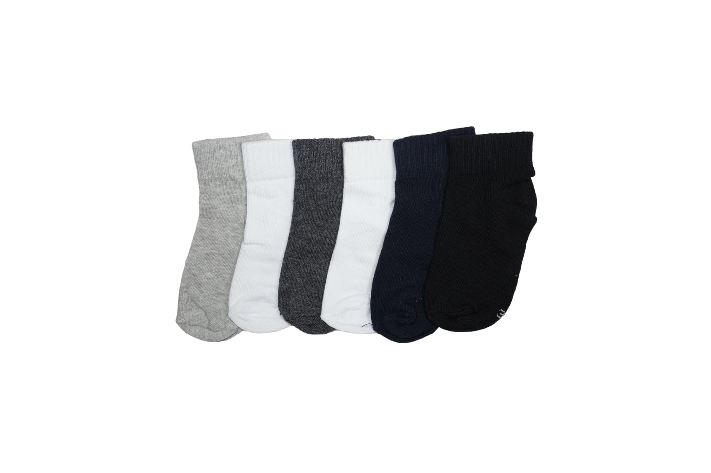 Tin largo liso infantil unisex 3 felpas Koos paquete de 6