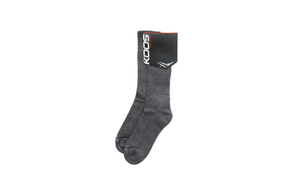 Calceta deportiva larga lisa unitalla unisex Koos paquete de 6