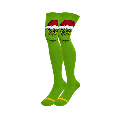 Calceta medieta grinch gorro navideño unitalla Oslo