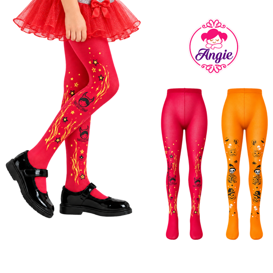 Malla fantasía de halloween niña Angie