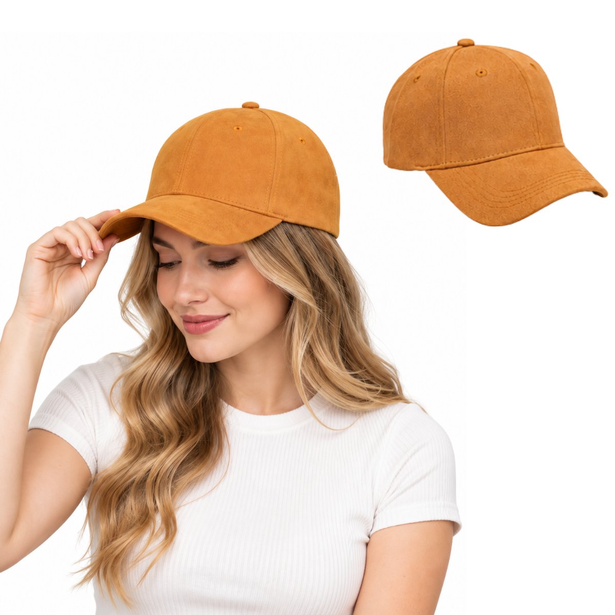 Gorra gamuza surtido unisex Valiz paquete de 6