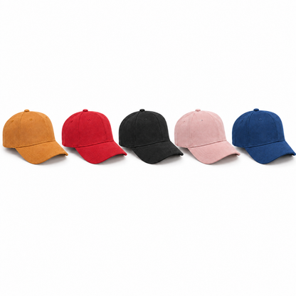 Gorra gamuza surtido unisex Valiz paquete de 6