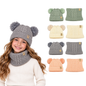 Set 2 en 1 gorro cuellera afelpada infantil Valiz