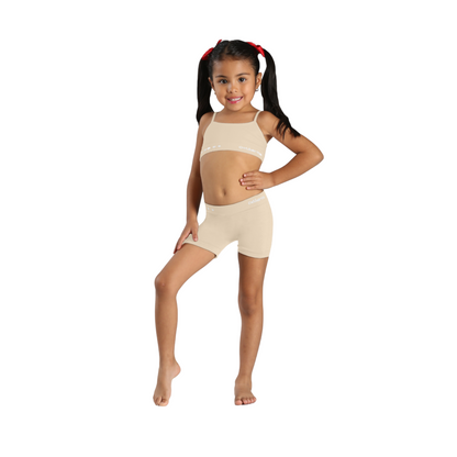 Bóxer y bikini de microfibra liso unitalla niña