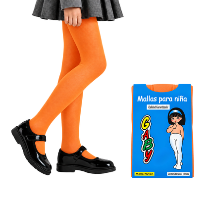 Malla lisa de nylon varios colores para niña Gaby