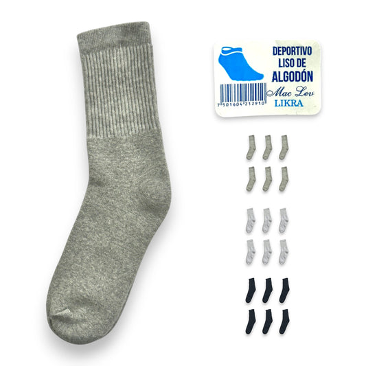 Calcetas de lycra unitalla unisex Mac lev paquete de 6