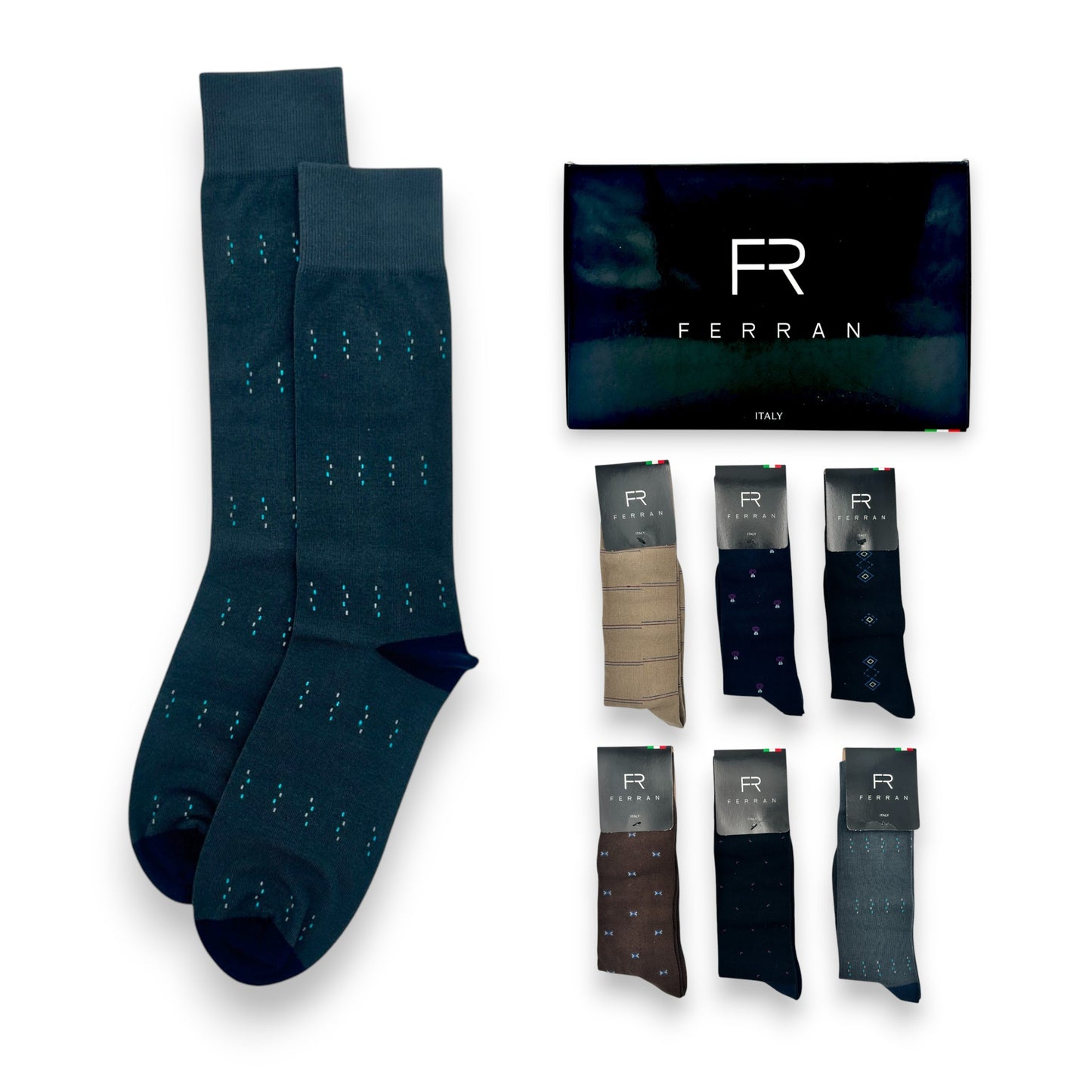 Calcetines para vestir caballero Ferran paquete de 6