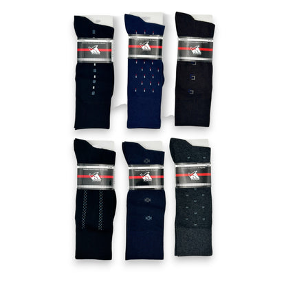 Calcetines para vestir caballero JM paquete de 6