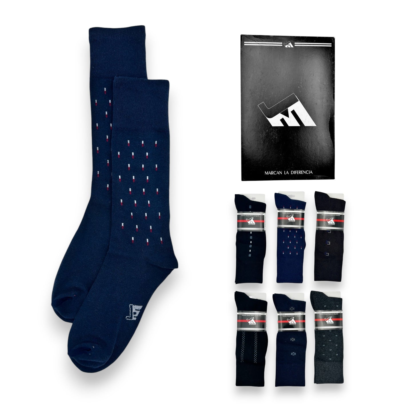 Calcetines para vestir caballero JM paquete de 6
