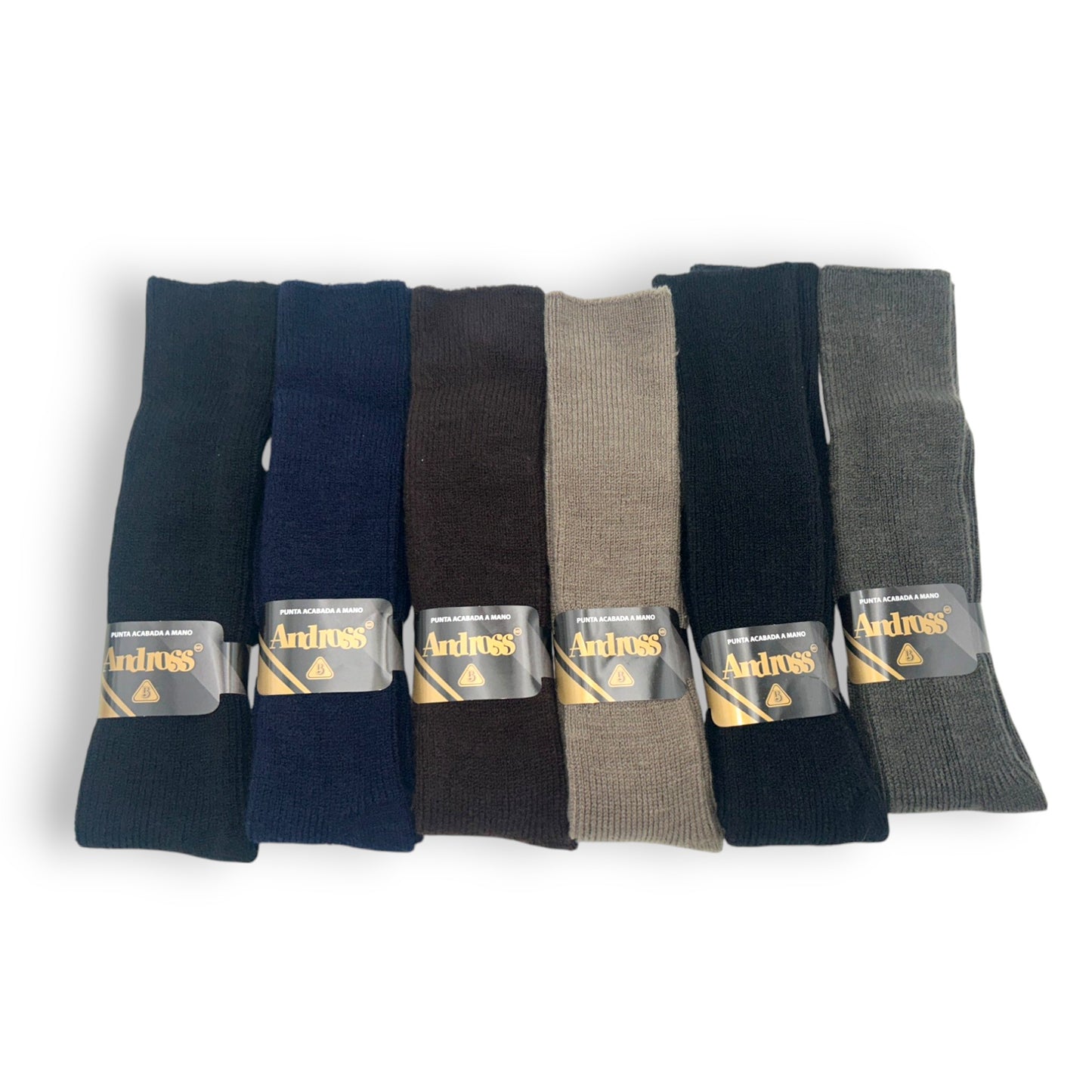Calcetines para diabético de acrilán delgados Andross paquete de 6