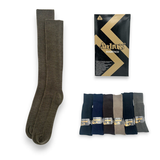 Calcetines para diabético de acrilán delgados Andross paquete de 6