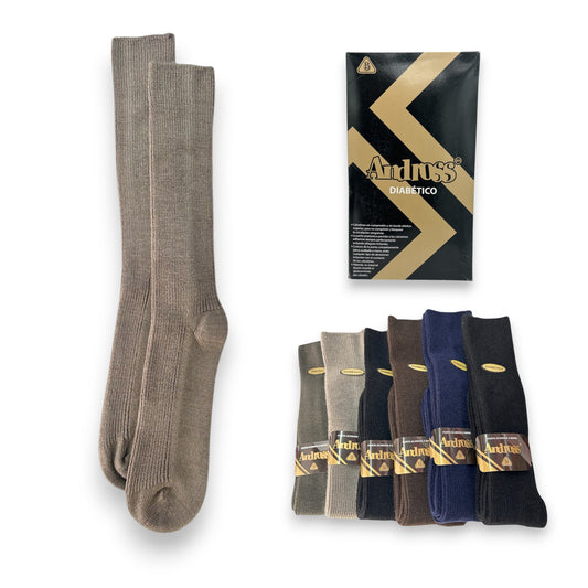 Calcetines para diabético de acrilán gruesos Andross paquete de 6