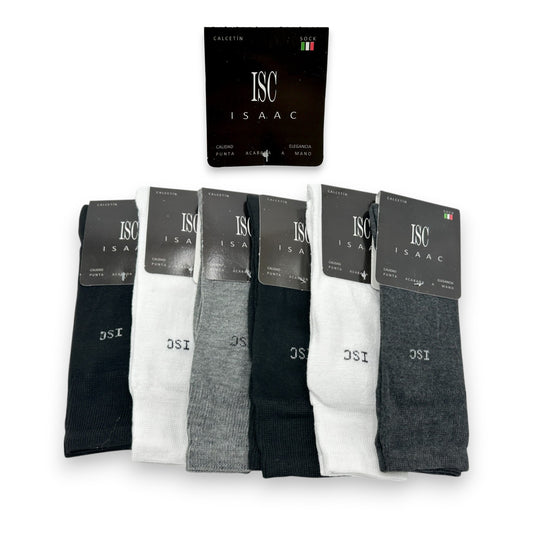 Calcetines para diabético de algodón unitalla caballero Isaac paquete de 6