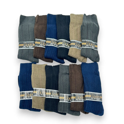 Calcetines de acrilán plus unitalla caballero Oslo paquete de 12