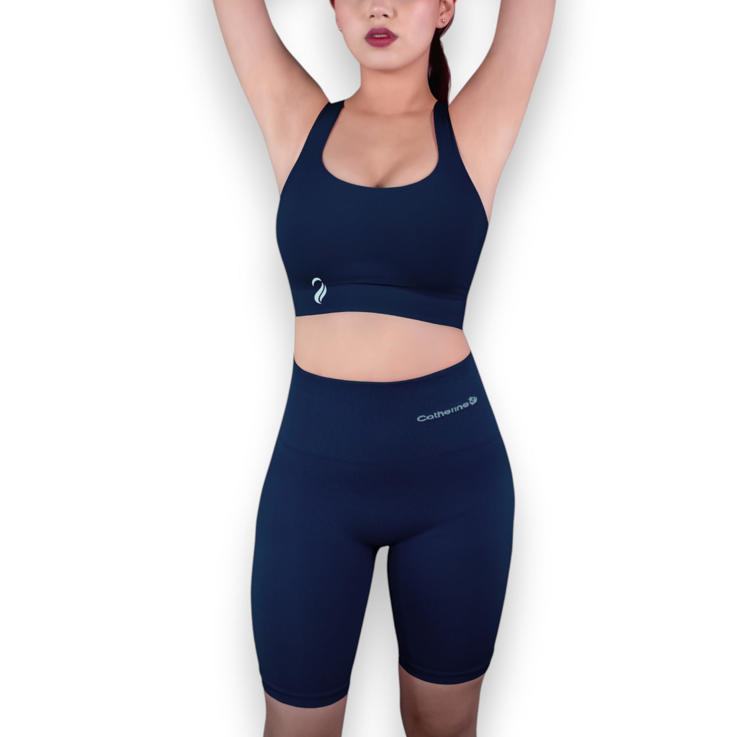 Conjunto deportivo top y biker de microfibra catherine dama