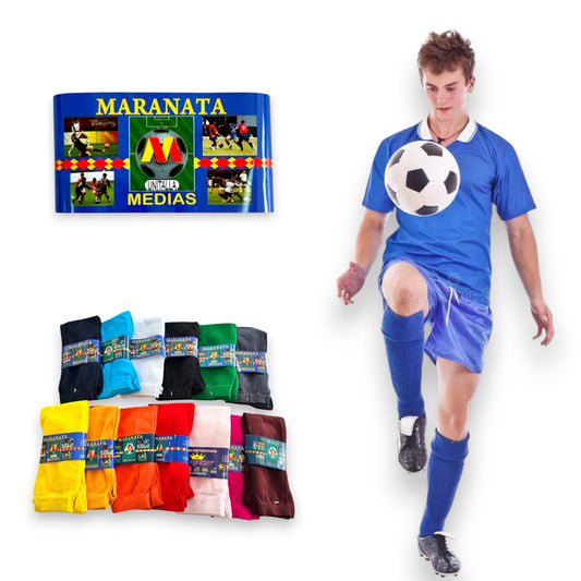 Calceta para deportes futbol varios colores unitalla Maranata caballero