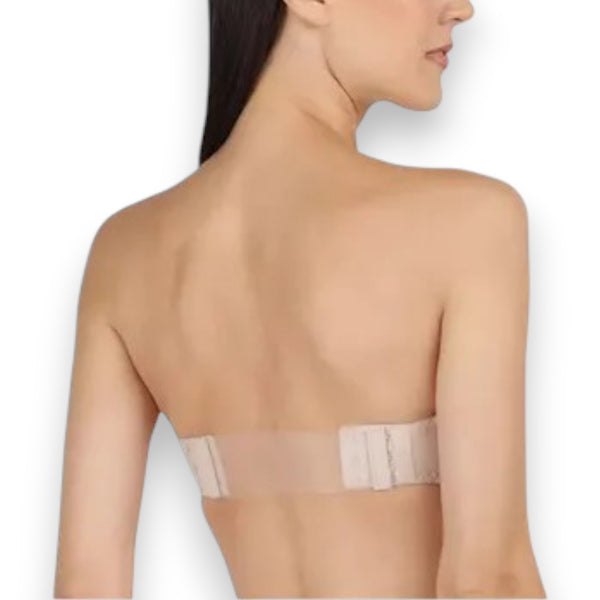 Brasier strapless espalda transparente dama #040 Rosi Flor