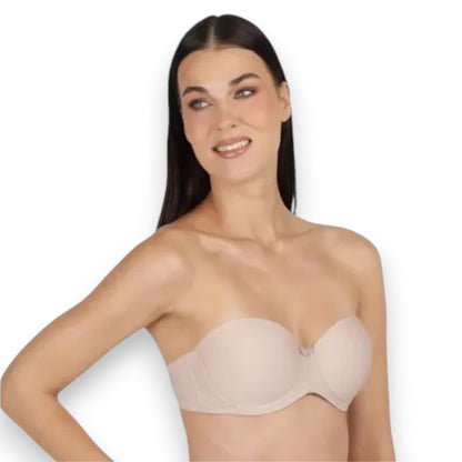 Brassier strapless espalda transparente dama #040 Rosi Flor