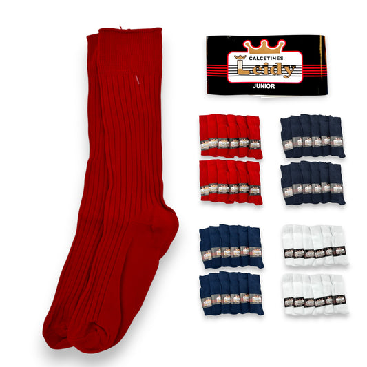 Calcetines de nylon varios colores infantil Leidy paquete de 12