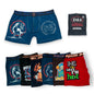 Biker de algodón estampado surtido infantil D&R paquete de 6