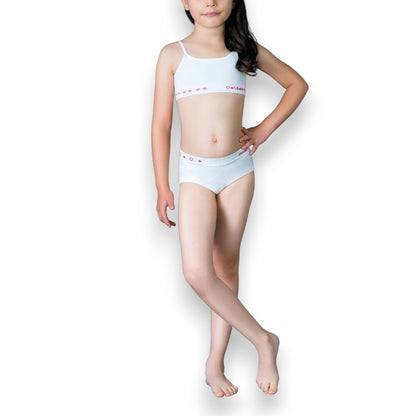 Bikini de microfibra liso unitalla niña Catherine
