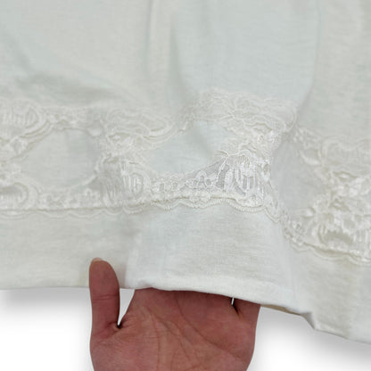 Camisón o fondo completo arriba de la rodilla de algodón dama