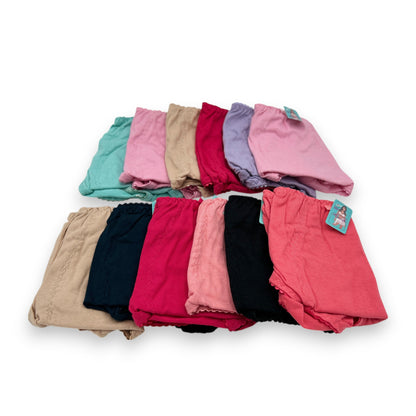 Pantaleta de algodón lisa surtida dama #253 Huvik paquete de 12